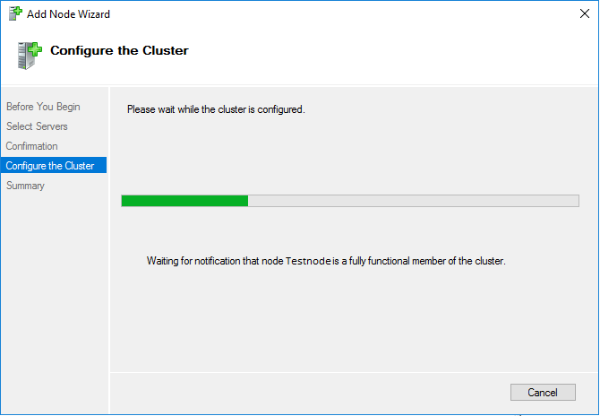 Adding new node to FCI